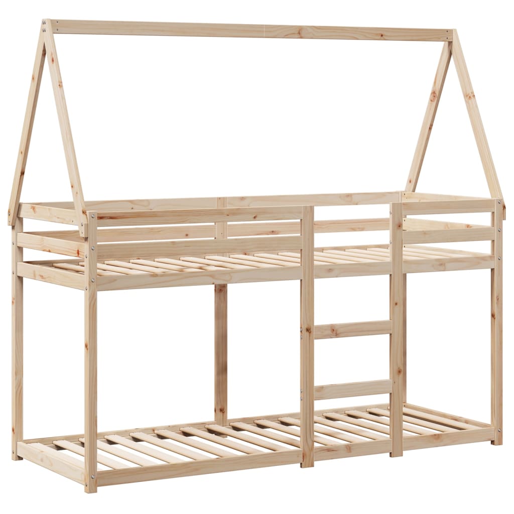 Bunk Bed without Mattress 90x200 cm Solid Wood Pine - Bargainia.com - 8721102669774 - 3282079