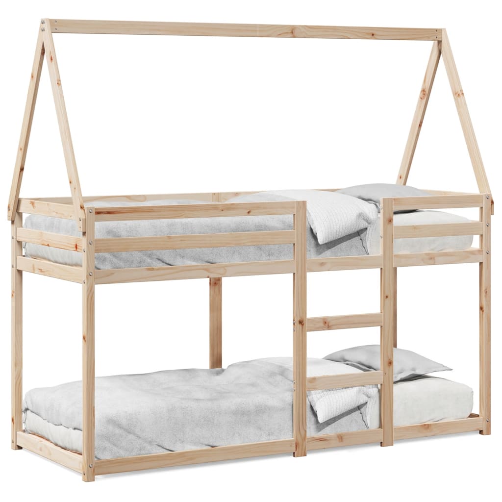 Bunk Bed without Mattress 90x200 cm Solid Wood Pine - Bargainia.com - 8721102669774 - 3282079