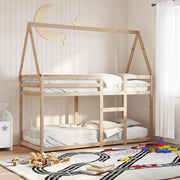 Bunk Bed without Mattress 90x200 cm Solid Wood Pine - Bargainia.com - 8721102669774 - 3282079