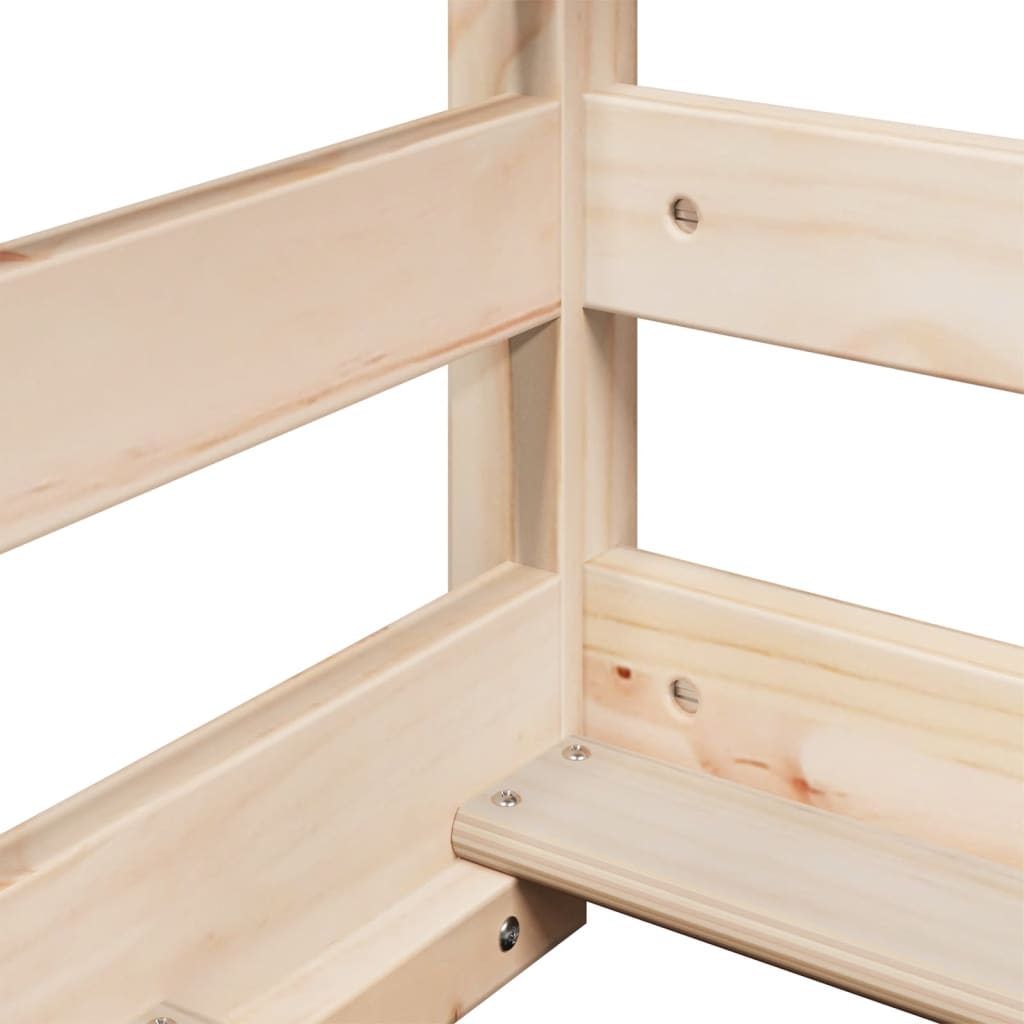 Bunk Bed without Mattress 90x200 cm Solid Wood Pine - Bargainia.com - 8721102669774 - 3282079
