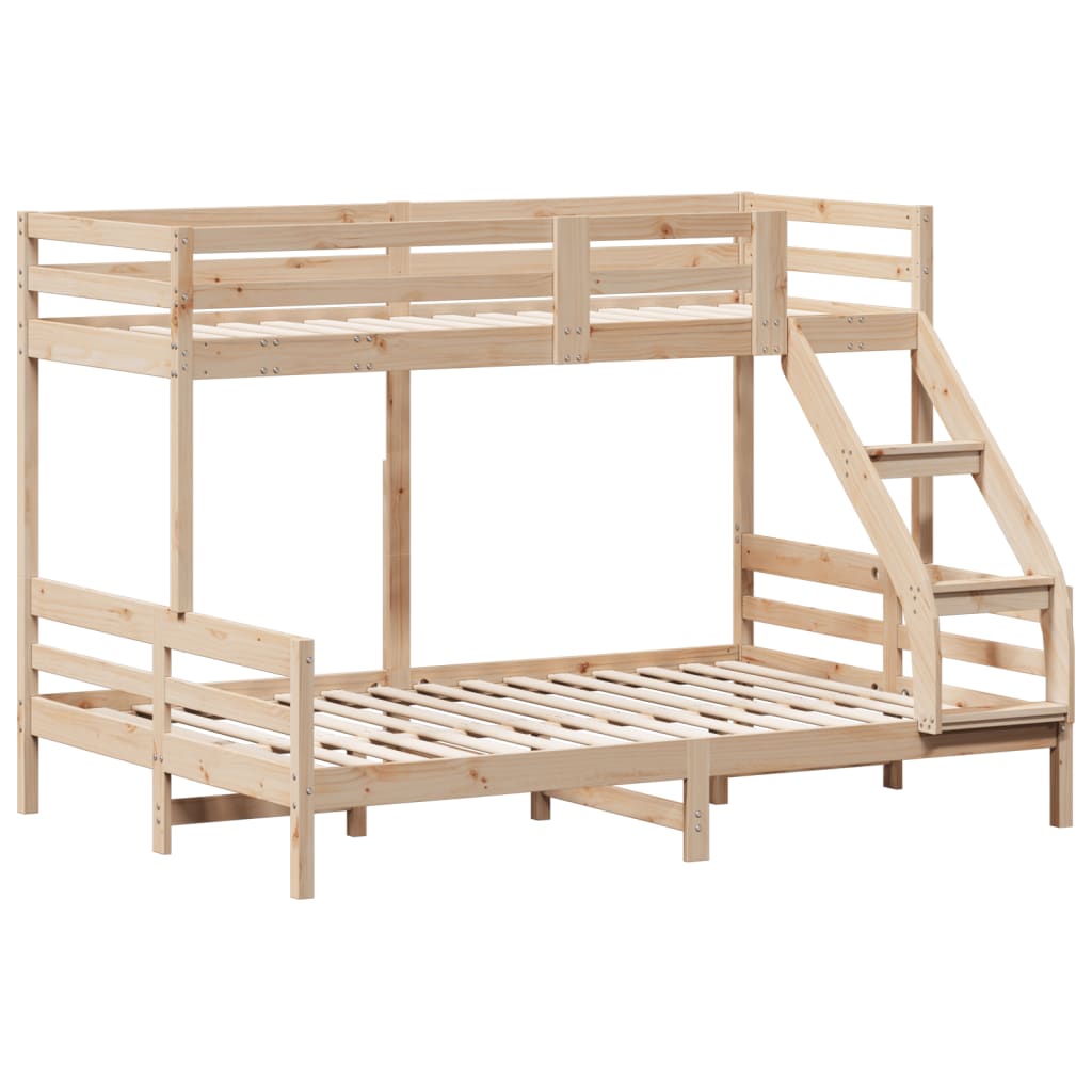 Bunk Bed without Mattress 90x200/140x200 cm Solid Wood - Bargainia.com - 8721012242982 - 3207189