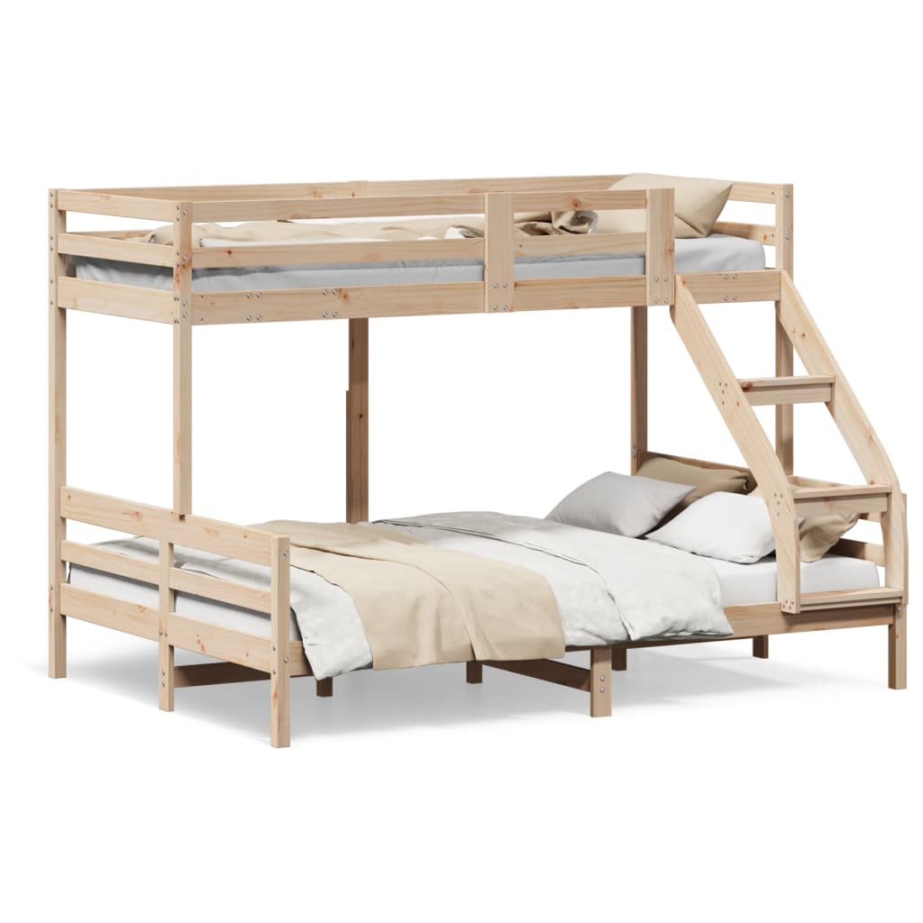 Bunk Bed without Mattress 90x200/140x200 cm Solid Wood - Bargainia.com - 8721012242982 - 3207189