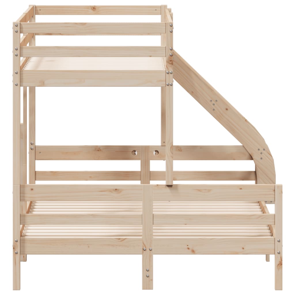 Bunk Bed without Mattress 90x200/140x200 cm Solid Wood - Bargainia.com - 8721012242982 - 3207189
