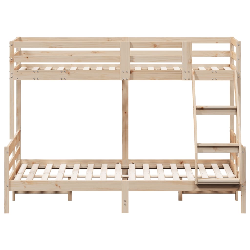 Bunk Bed without Mattress 90x200/140x200 cm Solid Wood - Bargainia.com - 8721012242982 - 3207189