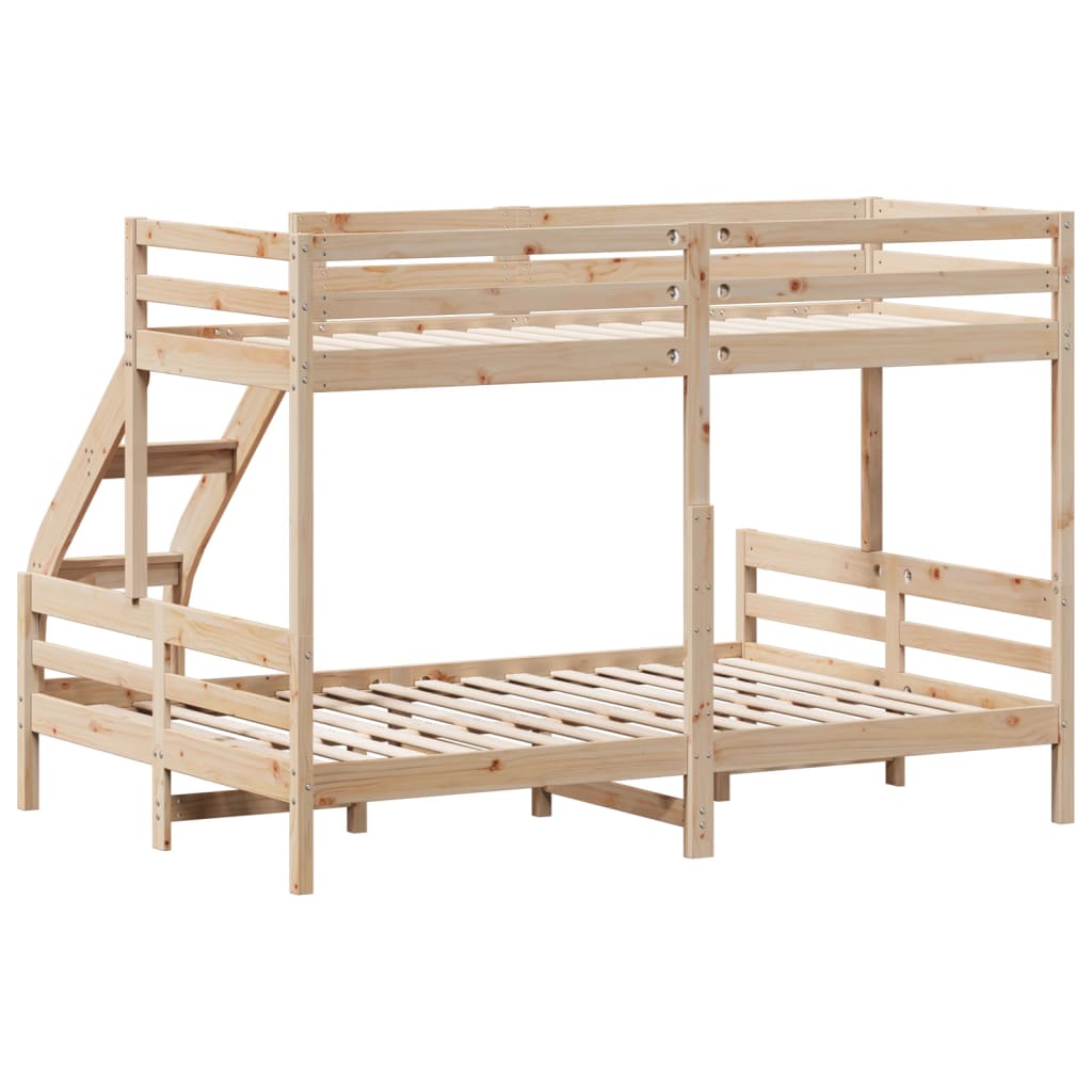 Bunk Bed without Mattress 90x200/140x200 cm Solid Wood - Bargainia.com - 8721012242982 - 3207189