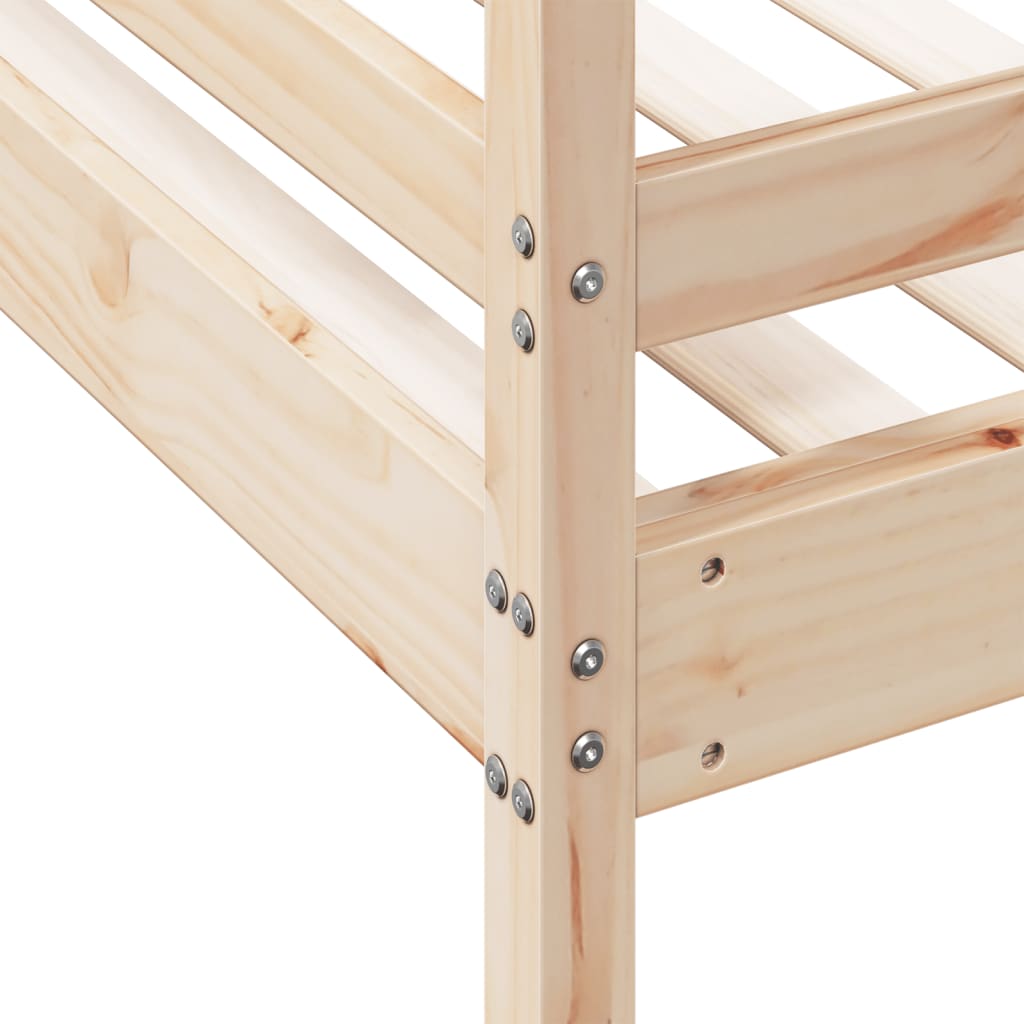 Bunk Bed without Mattress 90x200/140x200 cm Solid Wood - Bargainia.com - 8721012242982 - 3207189