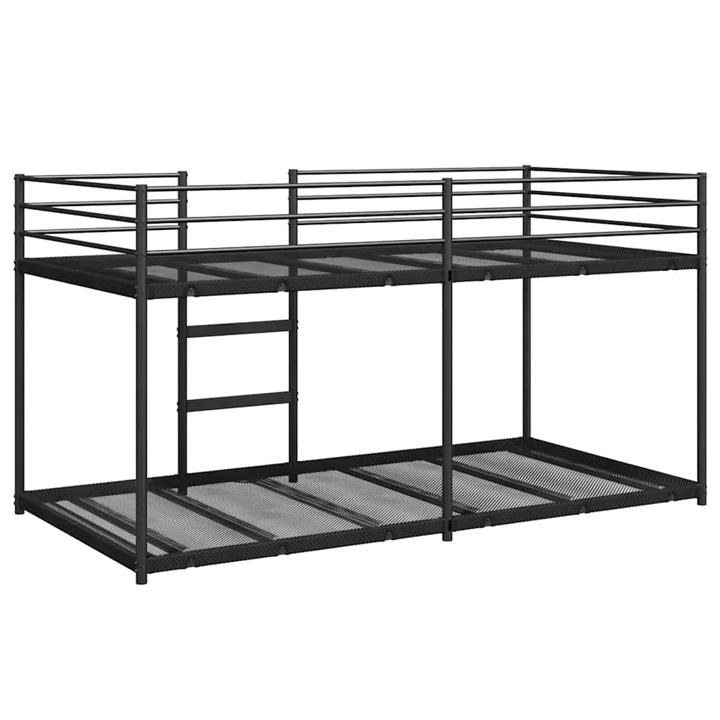 Bunk Bed without Mattress Black 100x190 cm Steel - Bargainia.com - 8721158512000 - 4019878