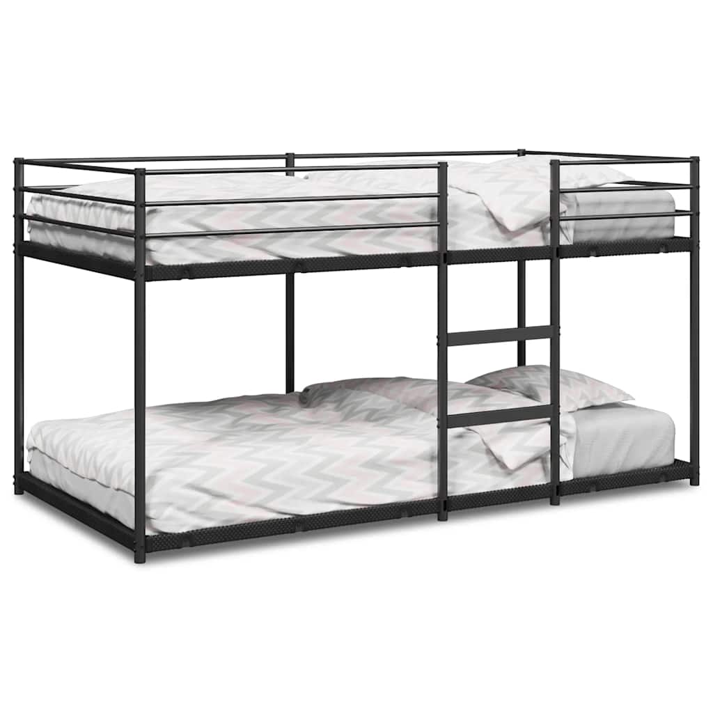 Bunk Bed without Mattress Black 100x190 cm Steel - Bargainia.com - 8721158512000 - 4019878