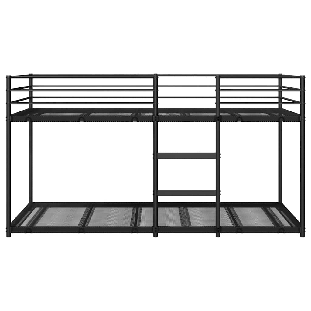 Bunk Bed without Mattress Black 80x200 cm Steel - Bargainia.com - 8721158511973 - 4019875
