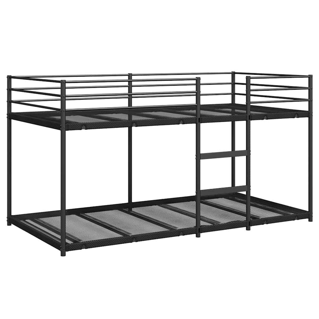 Bunk Bed without Mattress Black 80x200 cm Steel - Bargainia.com - 8721158511973 - 4019875