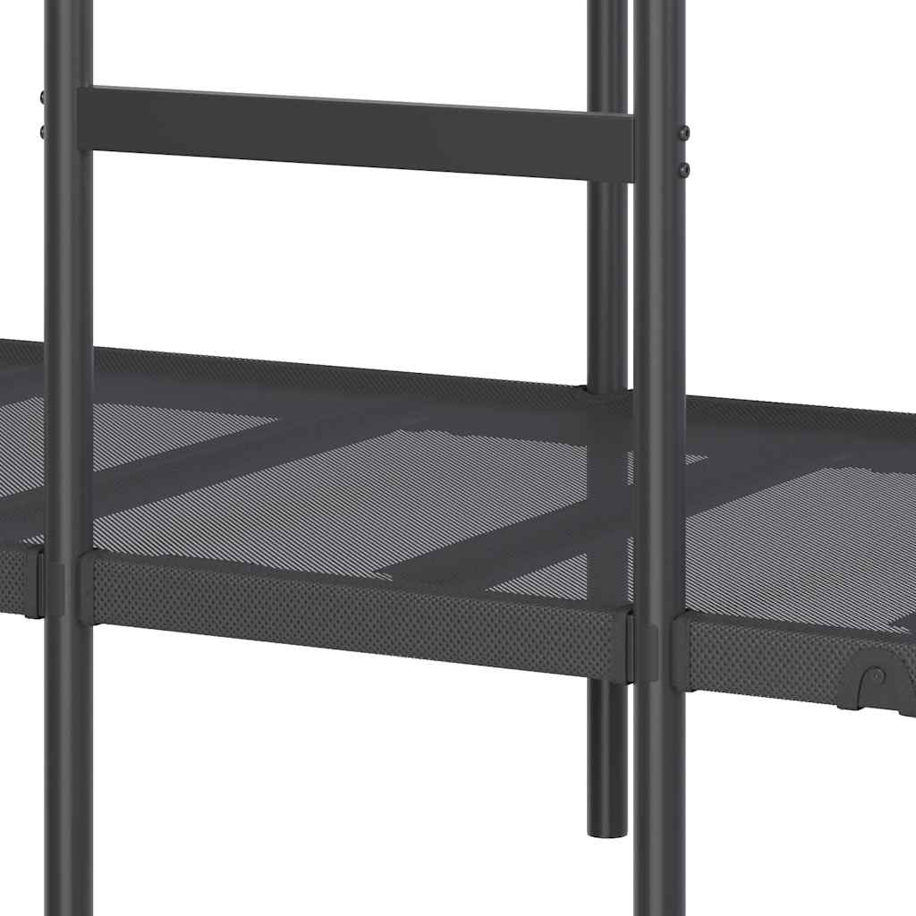 Bunk Bed without Mattress Black 80x200 cm Steel - Bargainia.com - 8721158761439 - 42000320