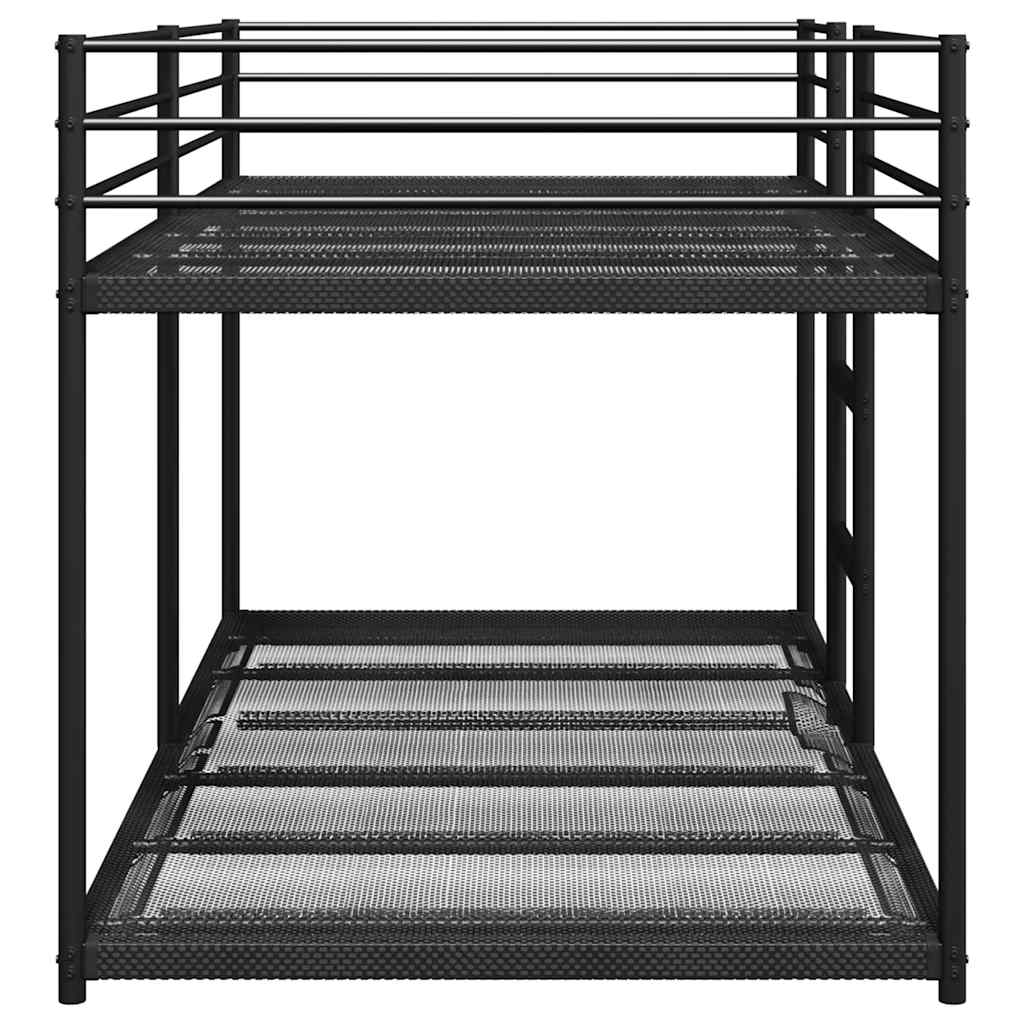 Bunk Bed without Mattress Black 90x190 cm Steel - Bargainia.com - 8721158511980 - 4019876