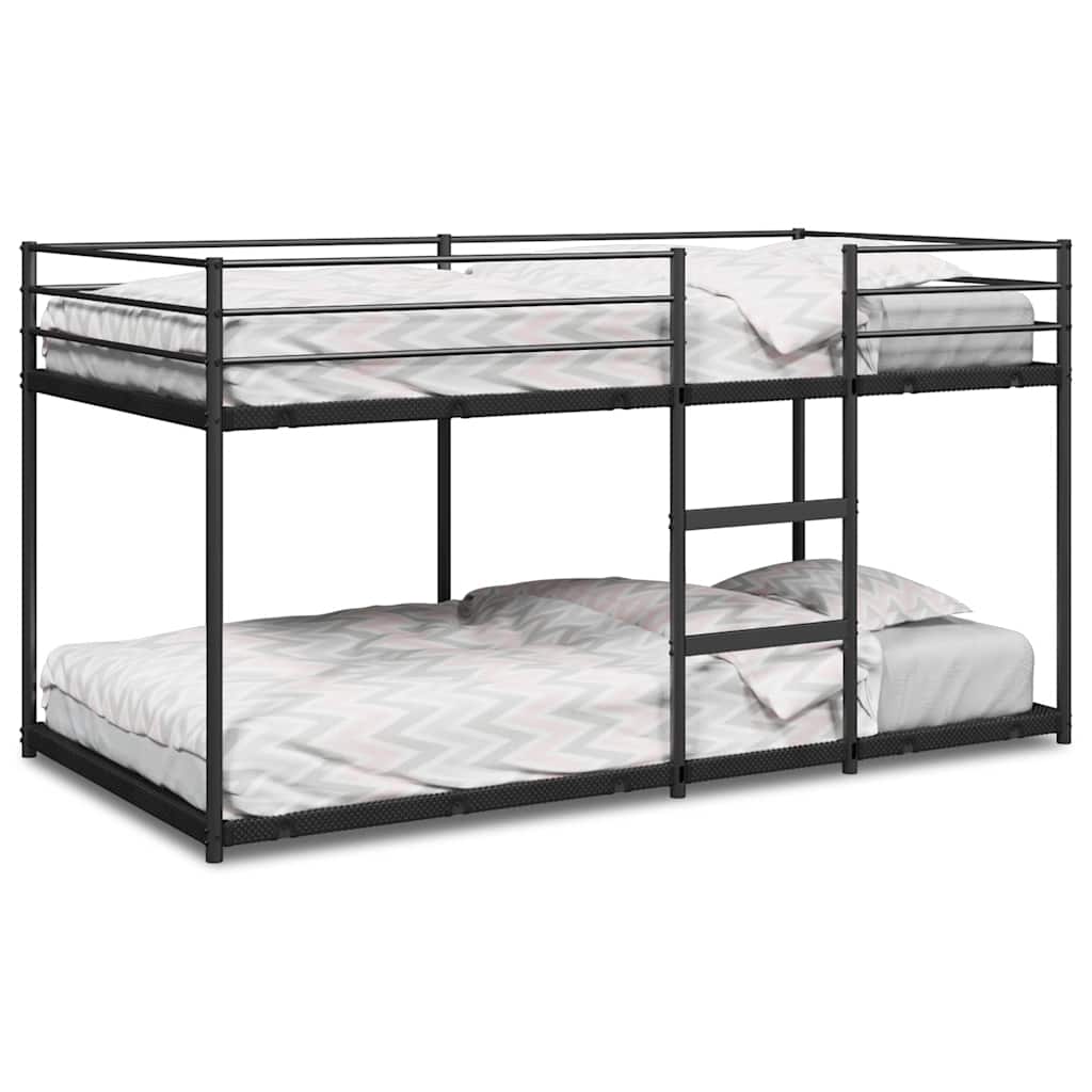 Bunk Bed without Mattress Black 90x200 cm Steel - Bargainia.com - 8721158511997 - 4019877
