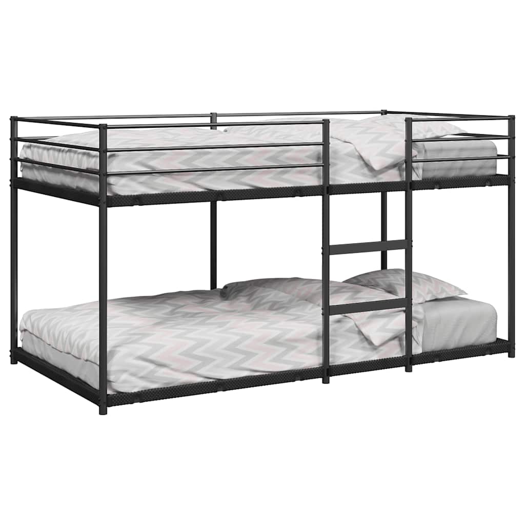 Bunk Bed without Mattress Black 90x200 cm Steel - Bargainia.com - 8721158511997 - 4019877