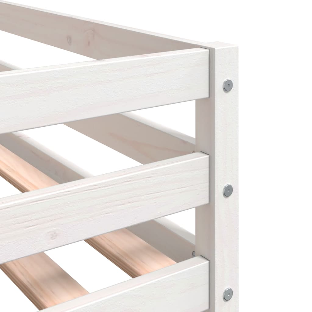 Bunk Bed without Mattress Blue 90x190 cm Single Solid Wood Pine - Bargainia.com - 8721102689819 - 3283941
