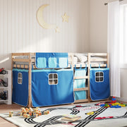 Bunk Bed without Mattress Blue 90x200 cm Solid Wood Pine - Bargainia.com - 8721102689338 - 3283893