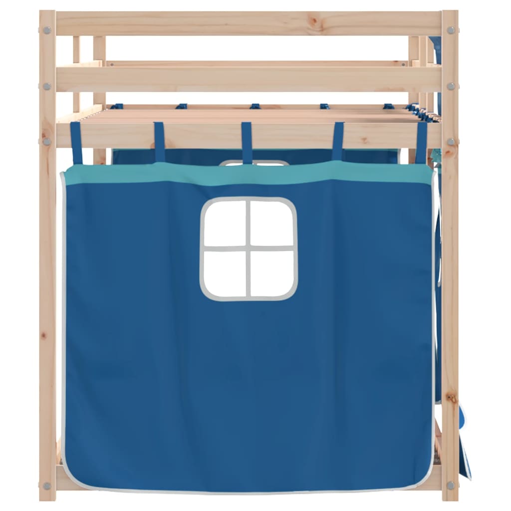 Bunk Bed without Mattress Blue 90x200 cm Solid Wood Pine - Bargainia.com - 8721102689338 - 3283893