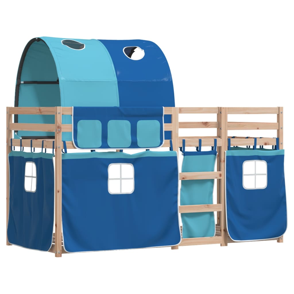 Bunk Bed without Mattress Blue 90x200 cm Solid Wood Pine - Bargainia.com - 8721102690594 - 3284019