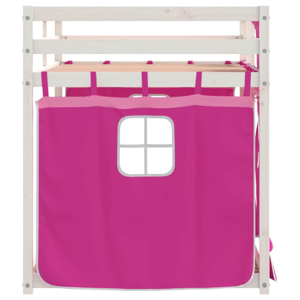 Bunk Bed without Mattress Pink 90x200 cm Solid Wood Pine - Bargainia.com - 8721102689734 - 3283933