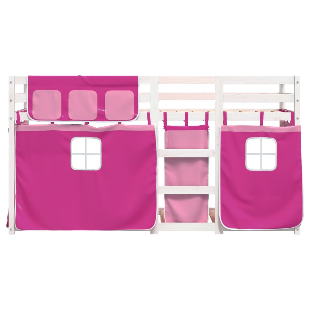 Bunk Bed without Mattress Pink 90x200 cm Solid Wood Pine - Bargainia.com - 8721102689734 - 3283933