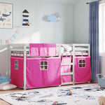Bunk Bed without Mattress Pink 90x200 cm Solid Wood Pine - Bargainia.com - 