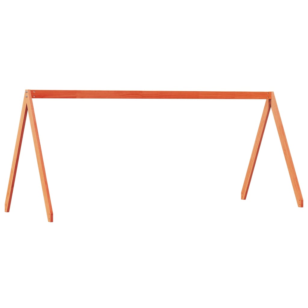 Bunk Bed without Mattress Wax Brown 75x190 cm Small Single Solid Wood Pine - Bargainia.com - 8721102669897 - 3282091