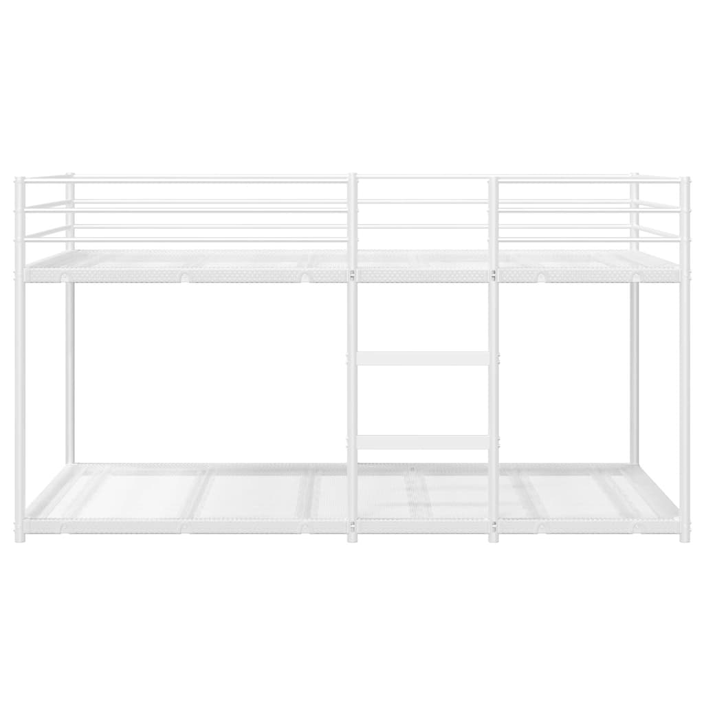 Bunk Bed without Mattress White 100x200 cm Steel - Bargainia.com - 8721158512086 - 4019886