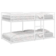 Bunk Bed without Mattress White 100x200 cm Steel - Bargainia.com - 8721158512086 - 4019886
