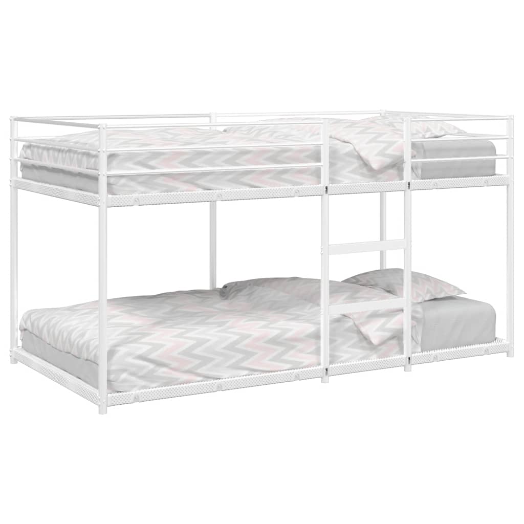 Bunk Bed without Mattress White 100x200 cm Steel - Bargainia.com - 8721158512086 - 4019886