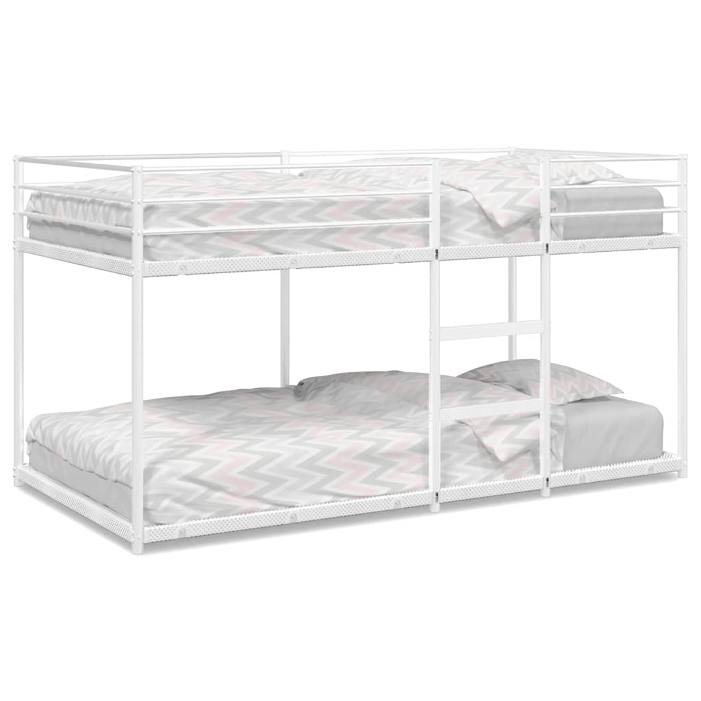 Bunk Bed without Mattress White 100x200 cm Steel - Bargainia.com - 8721158512086 - 4019886