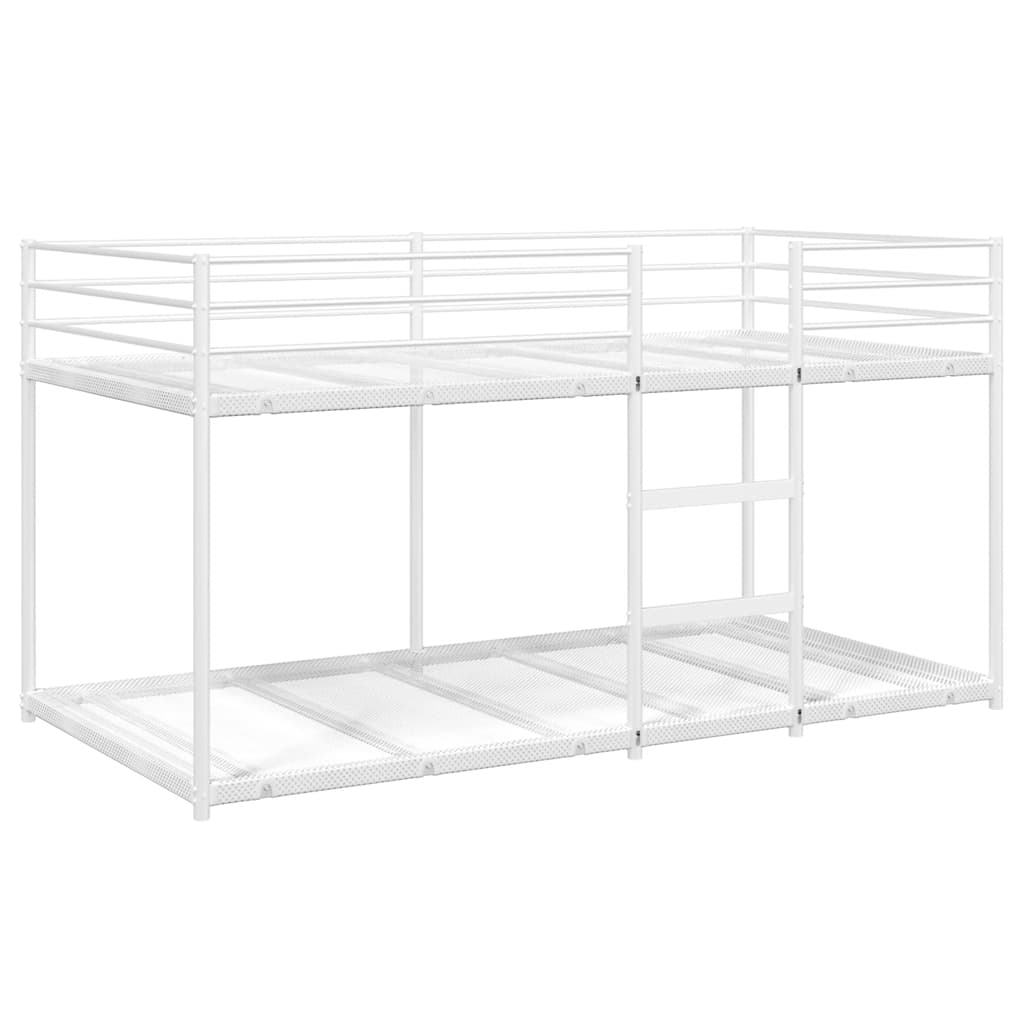 Bunk Bed without Mattress White 75x190 cm Steel - Bargainia.com - 8721158512031 - 4019881