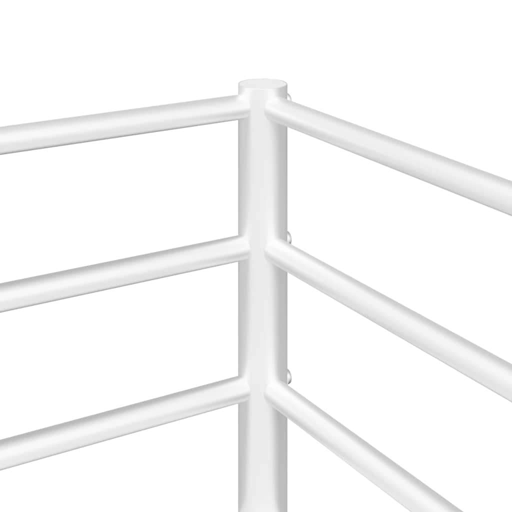 Bunk Bed without Mattress White 75x190 cm Steel - Bargainia.com - 8721158512031 - 4019881