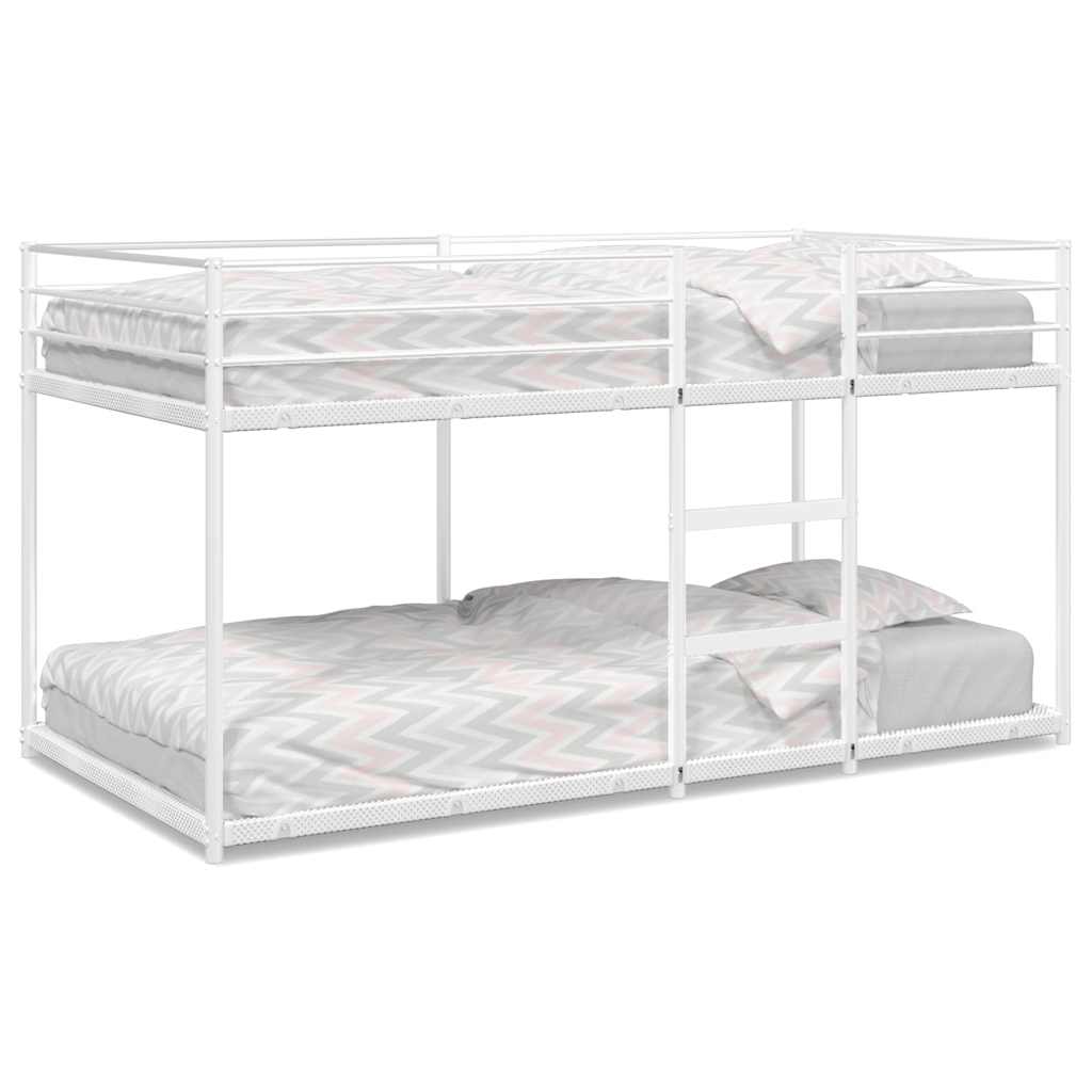 Bunk Bed without Mattress White 75x190 cm Steel - Bargainia.com - 8721158512031 - 4019881