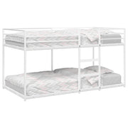 Bunk Bed without Mattress White 75x190 cm Steel - Bargainia.com - 8721158512031 - 4019881