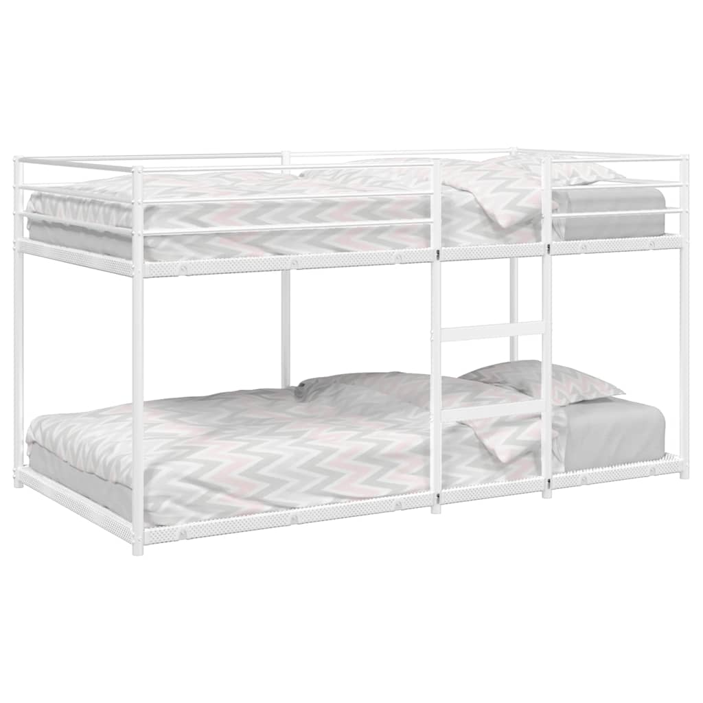 Bunk Bed without Mattress White 75x190 cm Steel - Bargainia.com - 8721158512031 - 4019881