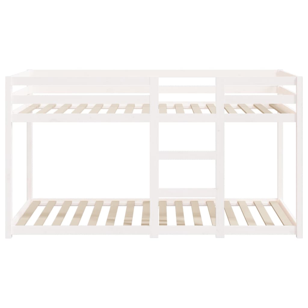 Bunk Bed without Mattress White 80x200 cm Solid Wood Pine - Bargainia.com - 8720287215301 - 821650