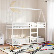Bunk Bed without Mattress White 80x200 cm Solid Wood Pine - Bargainia.com - 8721102669804 - 3282082
