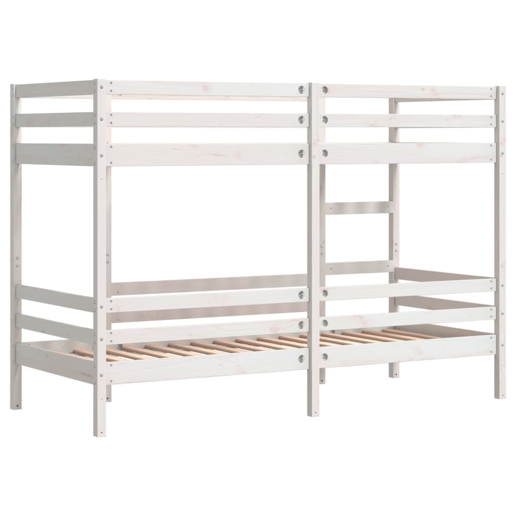 Bunk Bed without Mattress White 80x200 cm Solid Wood Pine - Bargainia.com - 8721102803505 - 3284216