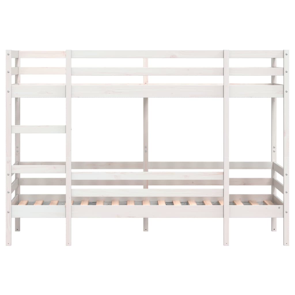 Bunk Bed without Mattress White 80x200 cm Solid Wood Pine - Bargainia.com - 8721102803505 - 3284216