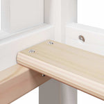 Bunk Bed without Mattress White 90x200 cm Solid Wood Pine - Bargainia.com - 
