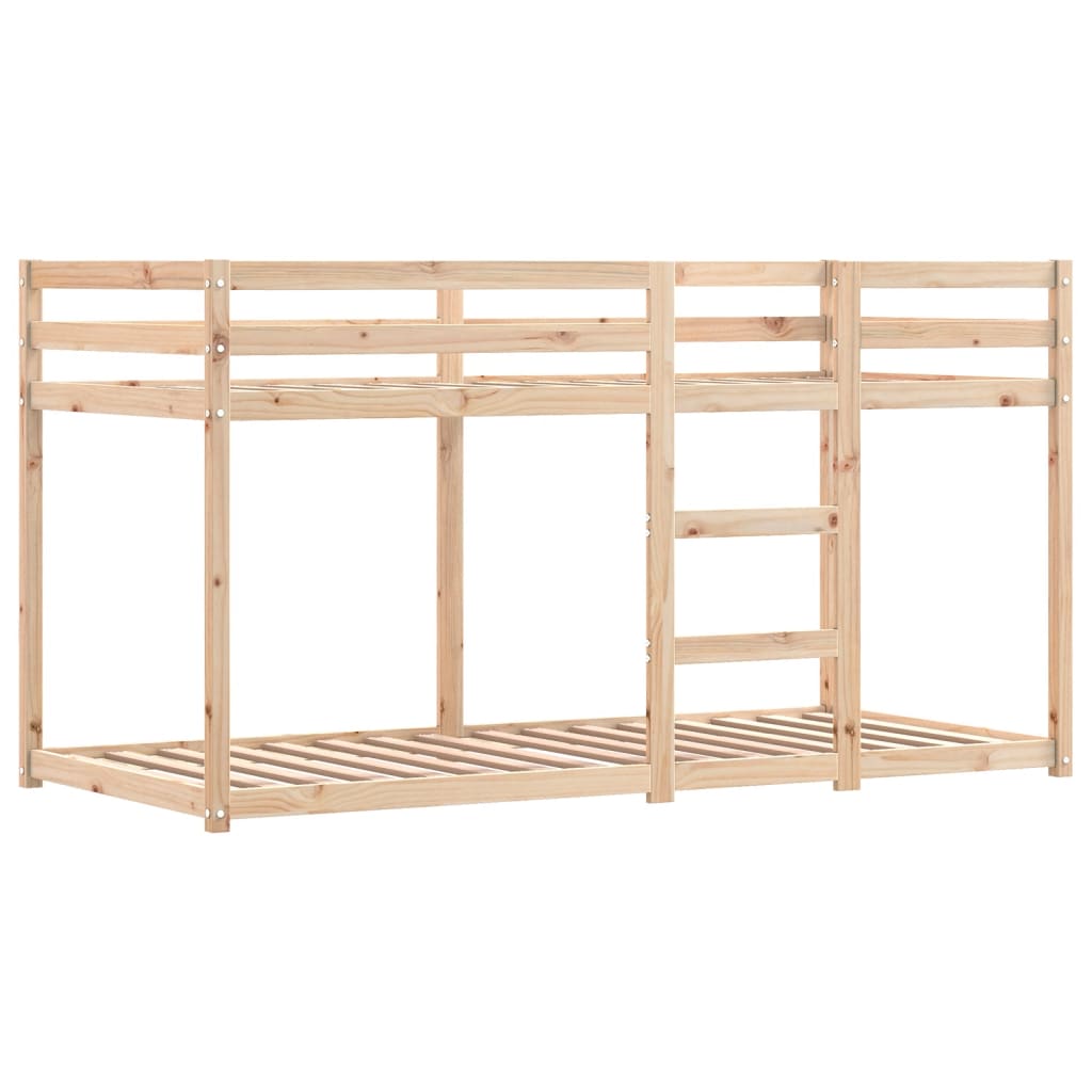 Bunk Bed without Mattress White&Black 90x200 cm Solid Wood Pine - Bargainia.com - 8721102689680 - 3283928