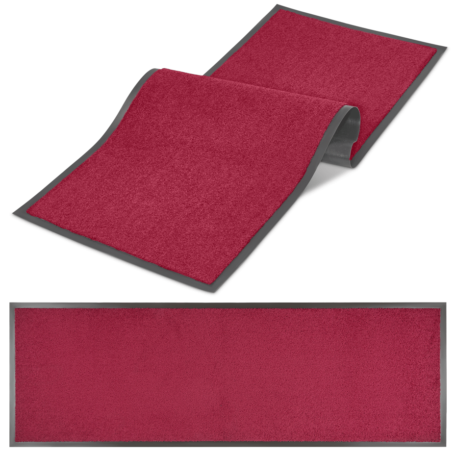 Burgundy Candy Non - Slip Heavy Duty Barrier Door Mat - Assorted Sizes - Bargainia.com - 