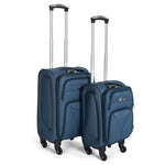 Cabin Bag Luggage Suitcase Set On Wheels - Set of 2 - Bargainia.com - 