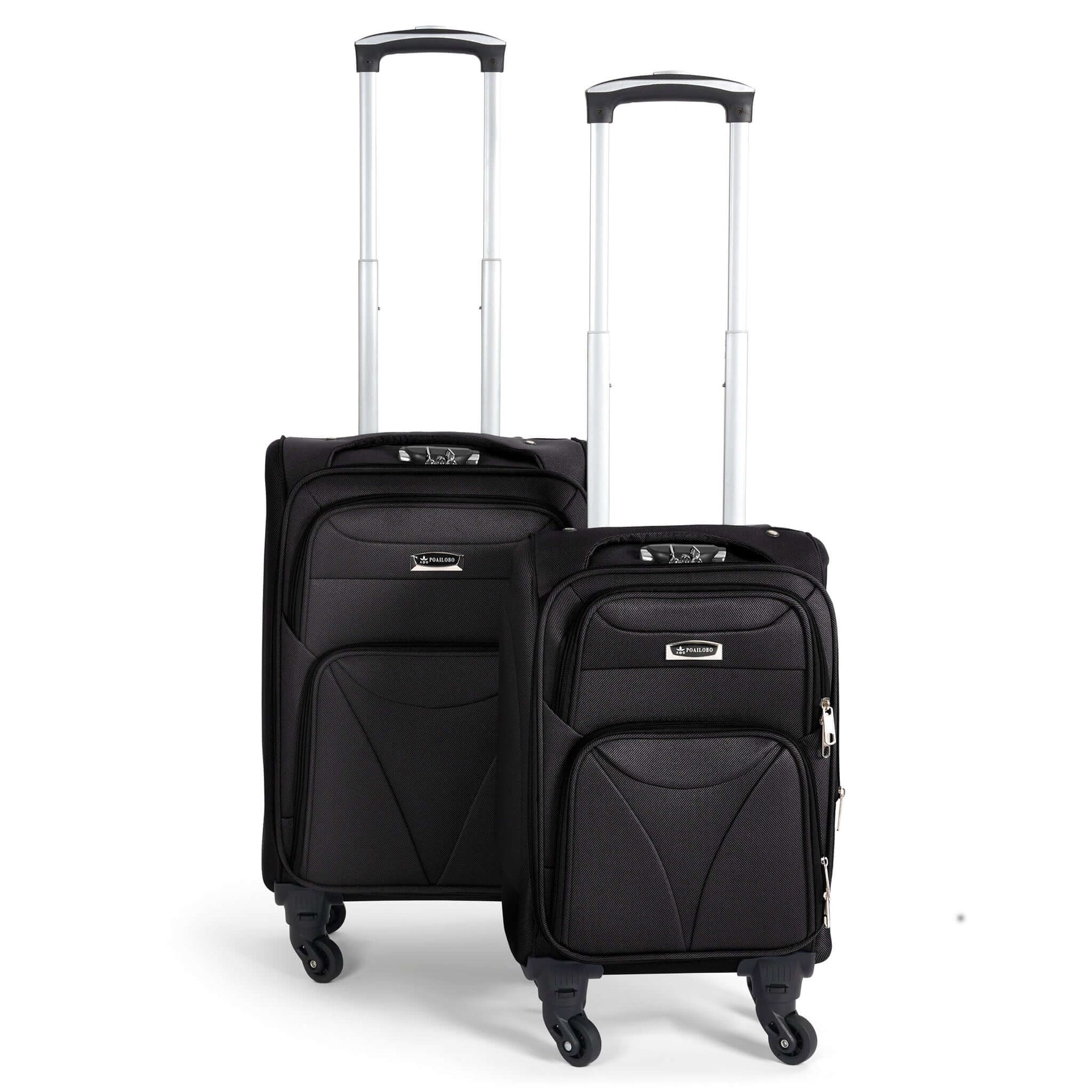 Cabin Bag Luggage Suitcase Set On Wheels - Set of 2 - Bargainia.com - 