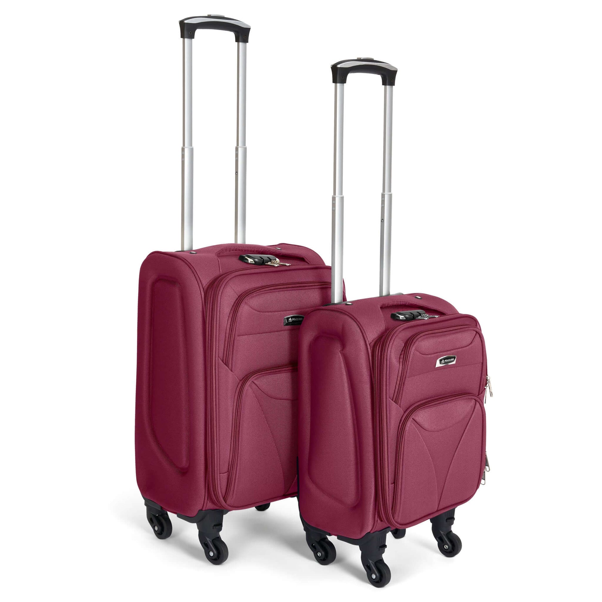 Cabin Bag Luggage Suitcase Set On Wheels - Set of 2 Clearance