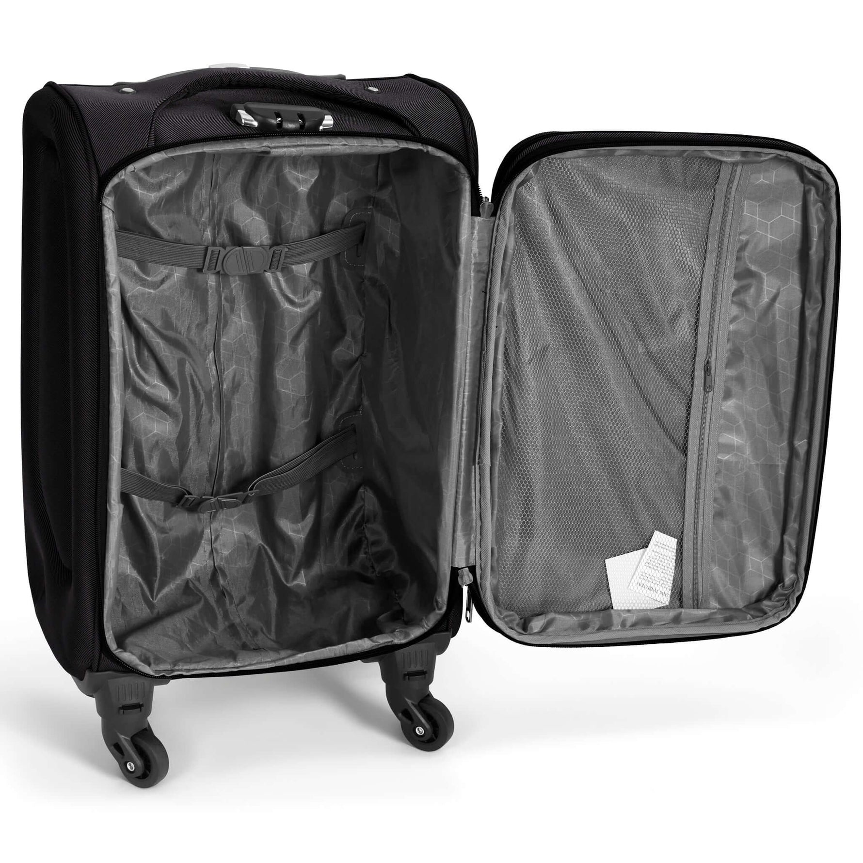 Cabin Bag Luggage Suitcase Set On Wheels - Set of 2 - Bargainia.com - 