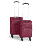 Cabin Bag Luggage Suitcase Set On Wheels - Set of 2 - Bargainia.com - 