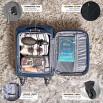 Cabin Bag Luggage Suitcase Set On Wheels - Set of 2 - Bargainia.com - 