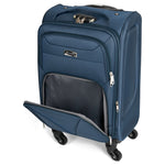 Cabin Bag Luggage Suitcase Set On Wheels - Set of 2 - Bargainia.com - 