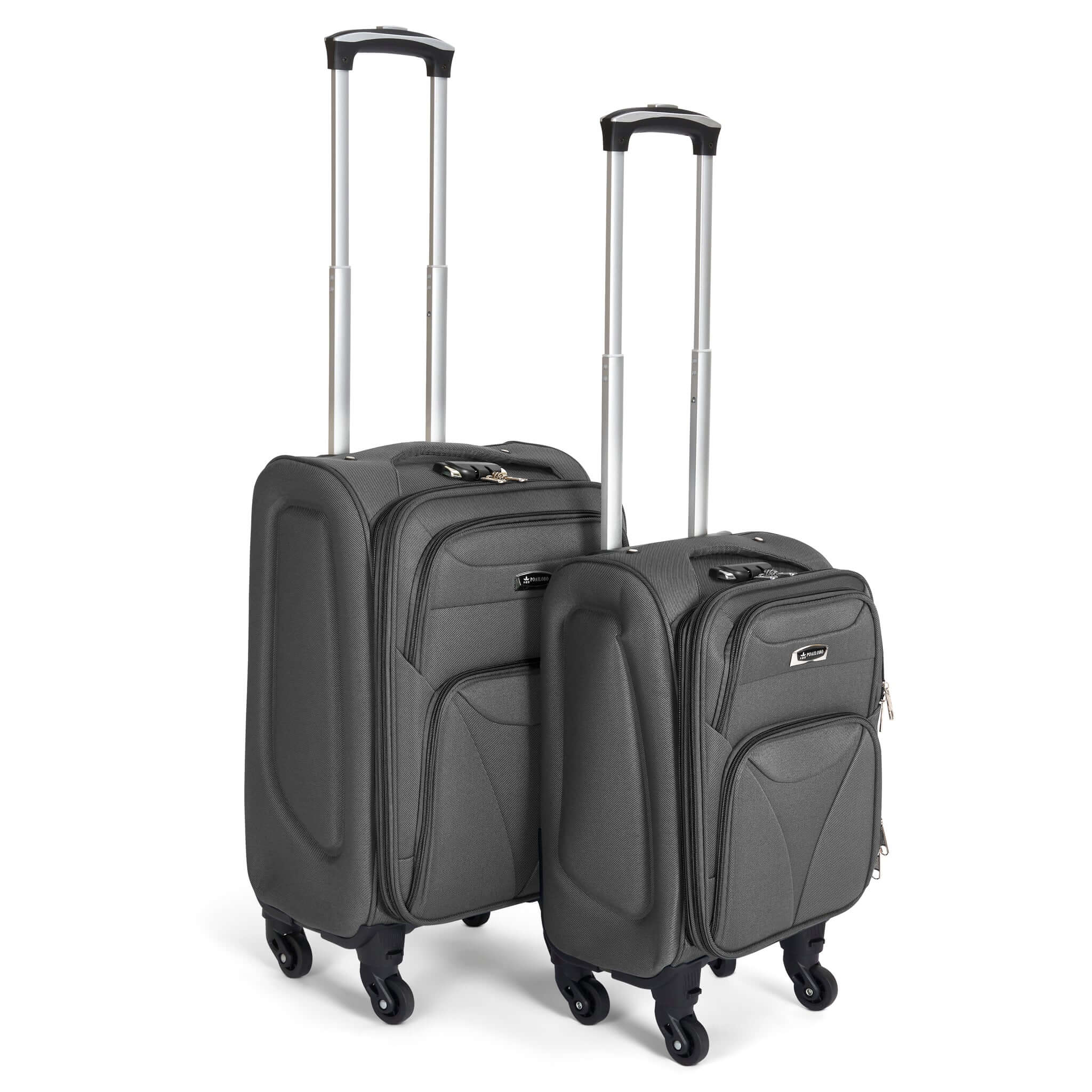 Cabin Bag Luggage Suitcase Set On Wheels - Set of 2 Clearance